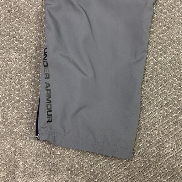 Under Armour Storm1 Loose Pants Men's Large Gray Water Resistant Woven Track Gym - Picture 8 of 16